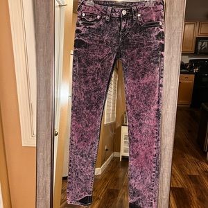 True Religion Tie Dye Skinny Jean